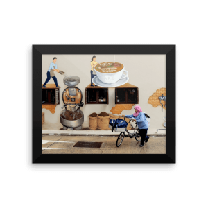 framed coffee mural poster