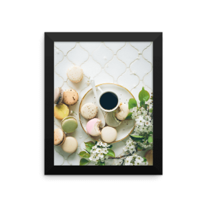 Framed Coffee & Cookies Poster