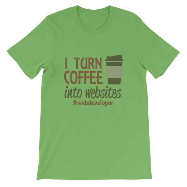Unisex T-Shirt with Coffee Theme