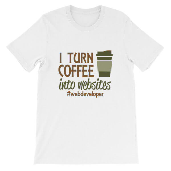 Unisex T-Shirt with coffee theme