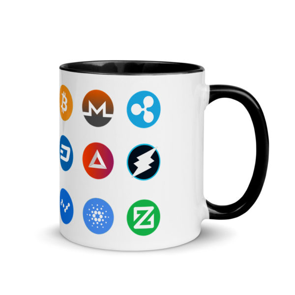 Mug with Altcoin Logos