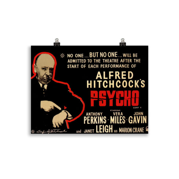 Alfred Hitchcock Movie Poster