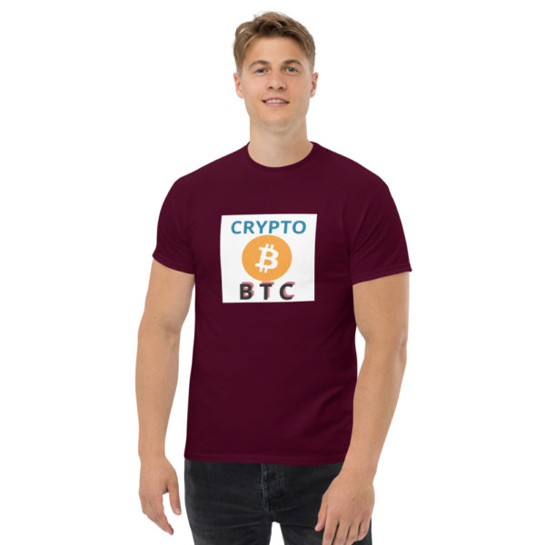 Men’s Bitcoin Design Tee Shirt